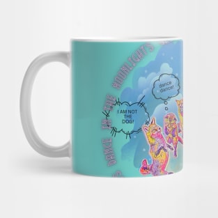 Halloween Foxes Dancing in the Moonlight's Gleam, a Wily Elegance, a Woodland Dream Mug